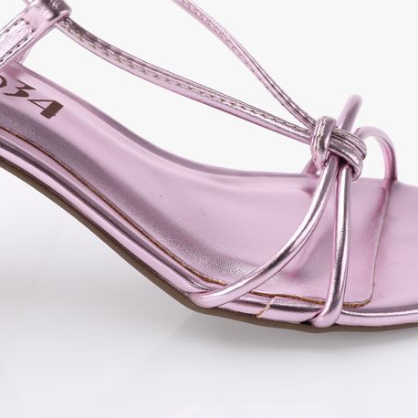 SANDALIA SALTO NO 400525 ROSE 34