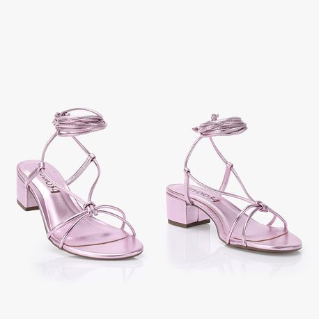 SANDALIA SALTO NO 400525 ROSE 34