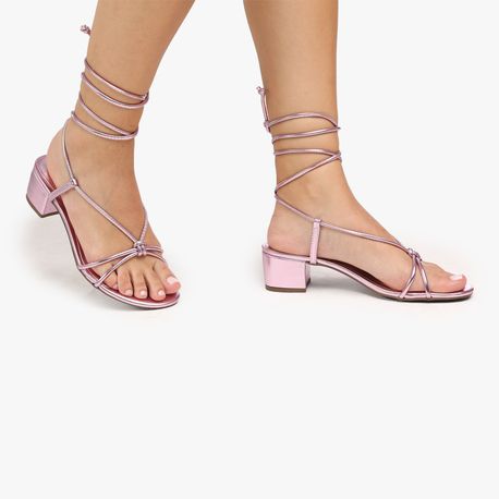 SANDALIA SALTO NO 400525 ROSE 34