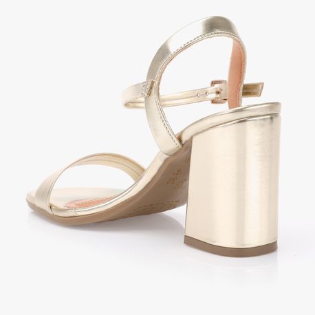 SANDALIA SALTO 2241201 OURO 40
