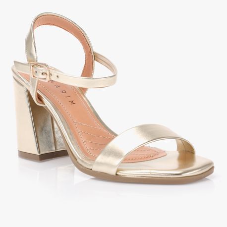 SANDALIA SALTO 2241201 OURO 40