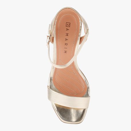 SANDALIA SALTO 2241201 OURO 40