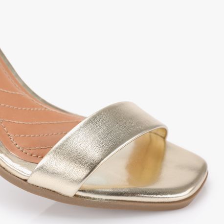 SANDALIA SALTO 2241201 OURO 40