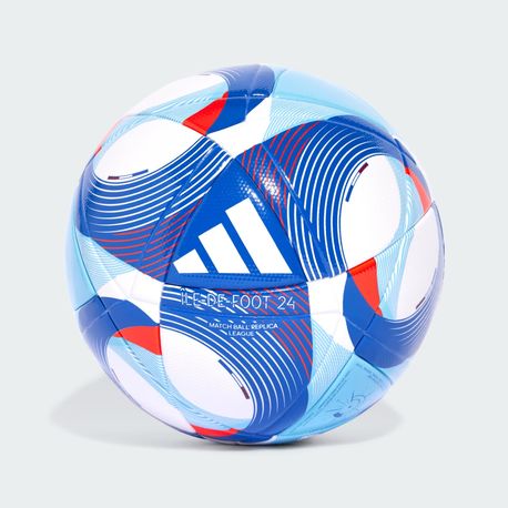 BOLA OLYMPICS 24 LGE IW6327 WHITE/SOLRED/CLESKY/ROYBLU 5