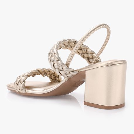 SANDALIA SALTO TRANCA Y0442 CHAMPAGNE 36