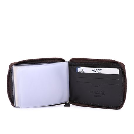 CARTEIRA  C/ ZIPER 115 PRETO UNICO