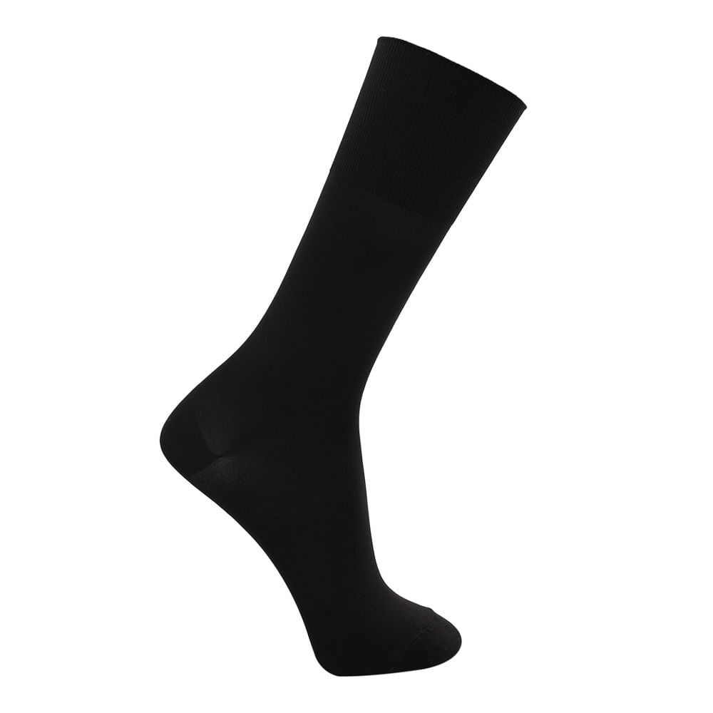 MEIA SOCIAL CLASSICA POLIAMIDA 01100-11 9990-PRETO 37/44