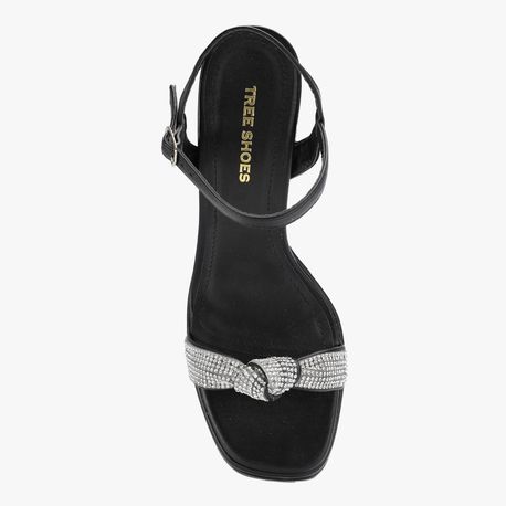 SANDALIA SALTO NO STRASS 1064707 PTO/PTO 39