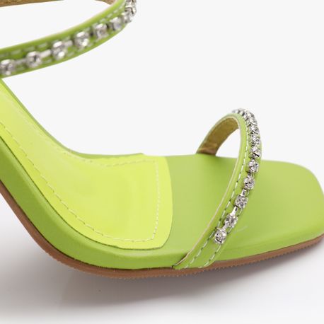 SANDALIA SALTO STRASS 0997200 LIMONE 39