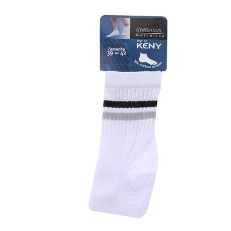 MEIA INDIVIDUAL  SOQUETE MASC 1005003 BRANCO 38/42