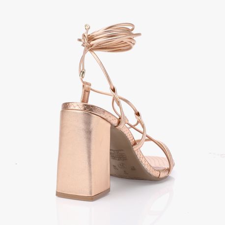 SANDALIA SALTO AMARRAR 2214606 ROUGE 40