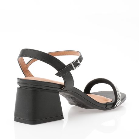 SANDALIA BRILHO 6428130 PELICA PRETO 34