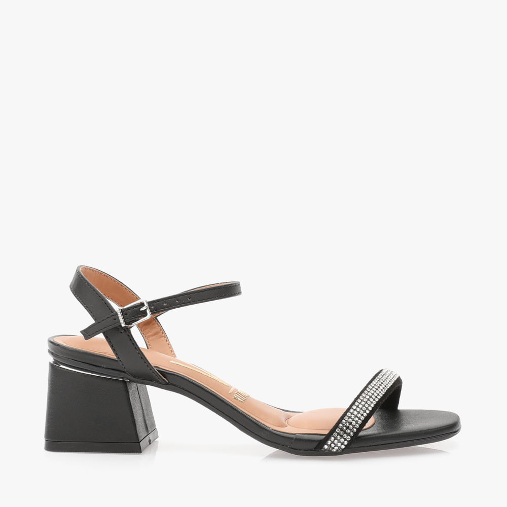SANDALIA BRILHO 6428130 PELICA PRETO 37