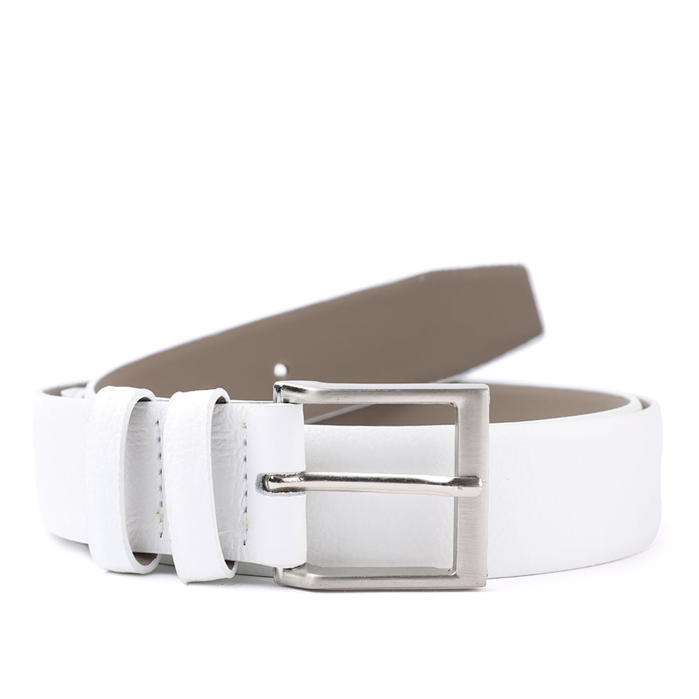 CINTO LISO 2 PASSANTES BRANCO G007143 BRANCO 100