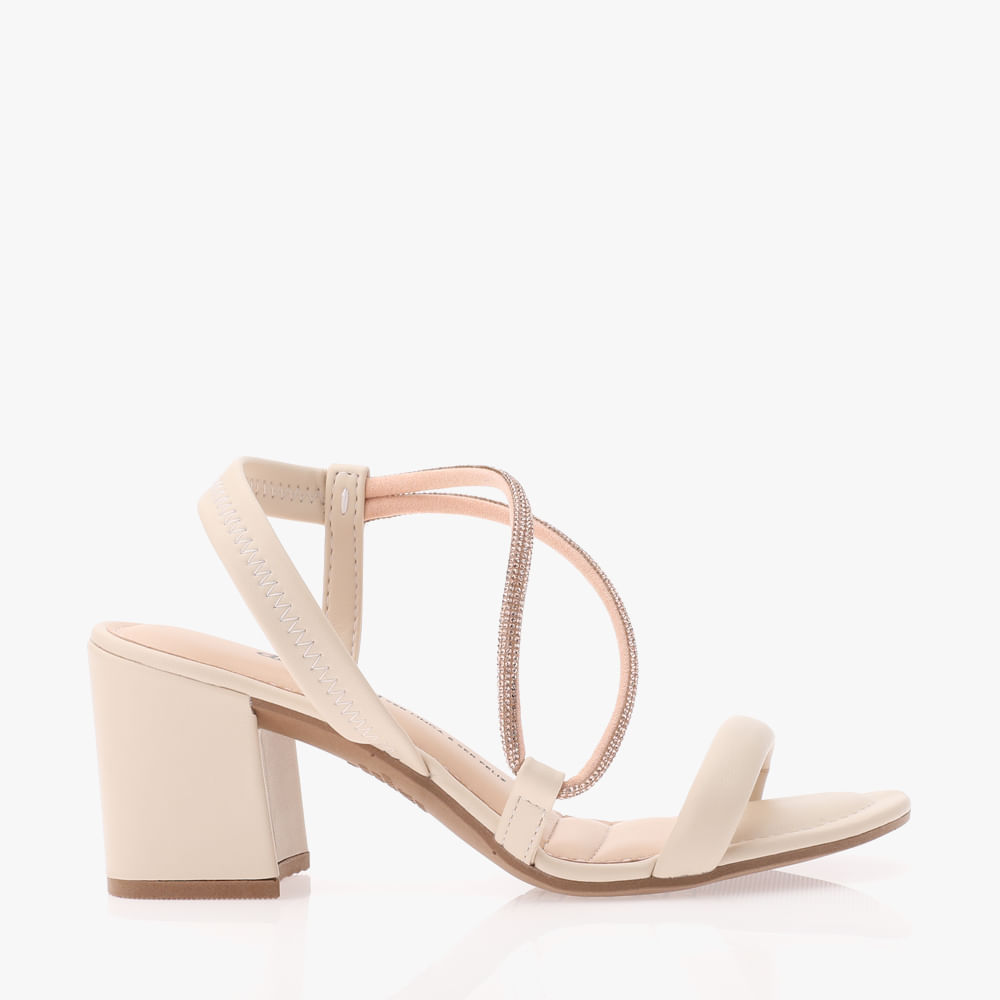 SANDALIA SALTO BRILHO Y6181 0005-TULE 38