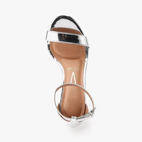 SANDALIA SALTO 6490102 PRATA 39