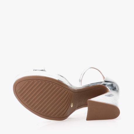SANDALIA SALTO 6490102 PRATA 39