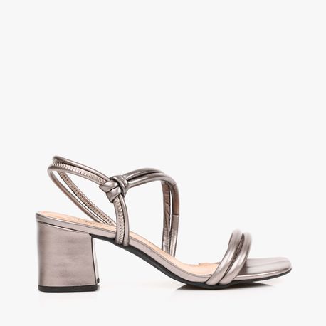 SANDALIA SALTO CALCE FACIL SD5885114 METAL ONIX 37