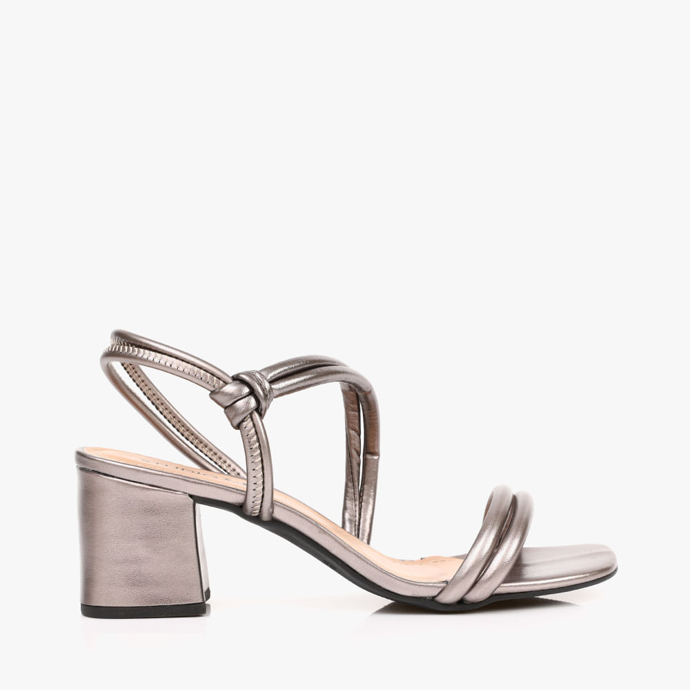 SANDALIA SALTO CALCE FACIL SD5885114 METAL ONIX 37