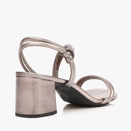 SANDALIA SALTO CALCE FACIL SD5885114 METAL ONIX 37
