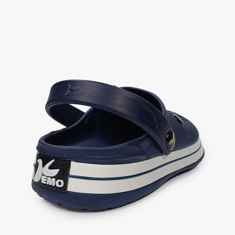 SANDALIA CLOG KS1109 AZUL MARINHO/VERMELHO 33/34