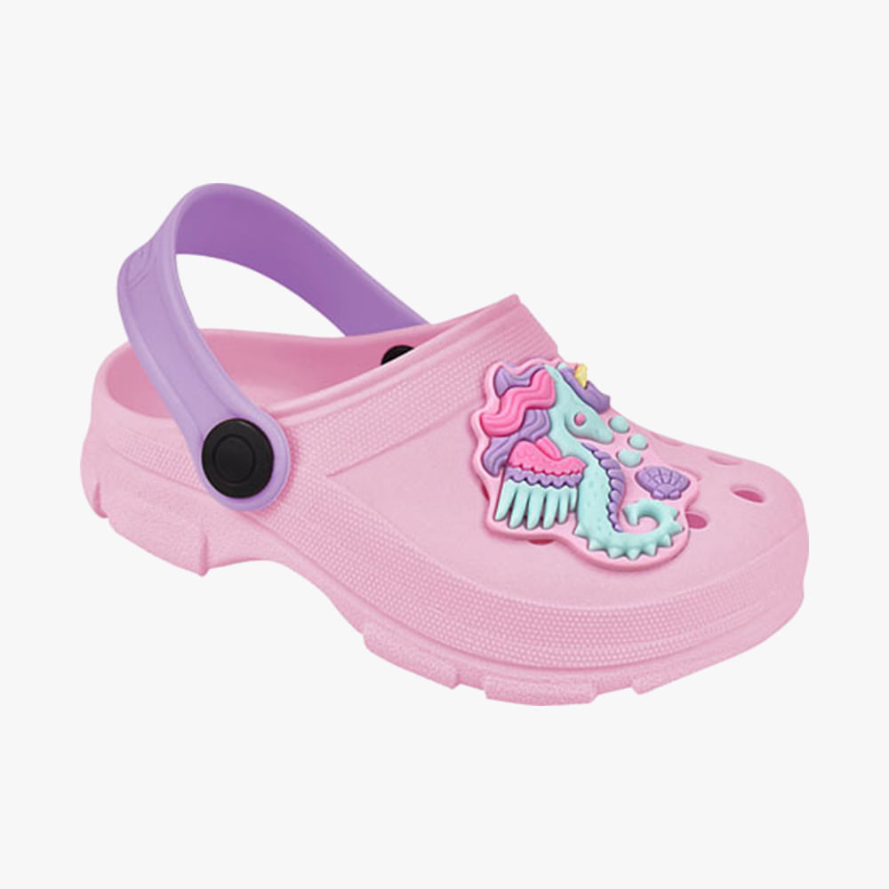 SANDALIA CLOG BEBE 25034 ROSA/LILAS 21/22