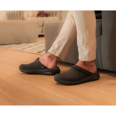 SANDALIA CLOG 1944 BOA ONDA 1944 001-PTO/CINZA 37/38