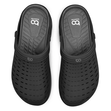 SANDALIA CLOG 1944 BOA ONDA 1944 001-PTO/CINZA 37/38