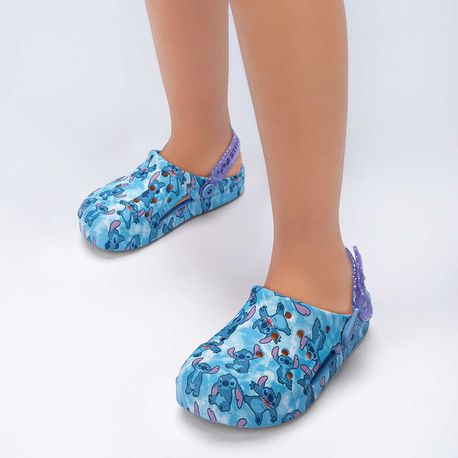 CLOG JUV MNA PERSONAGEM 23178 BG536-AZUL/LILAS 34
