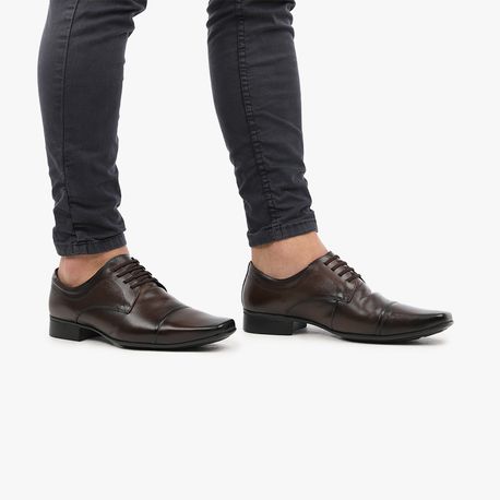 SAPATO SOCIAL AIR VINITTI ELASTICO 77617 DK BROWN 39