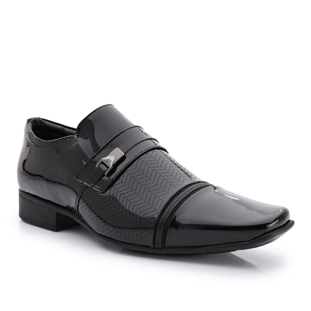 SAPATO SOCIAL SOCIAL VERNIZ AIR FERGUS 73273 PRETO 43