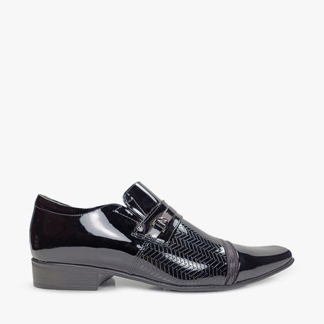 SAPATO SOCIAL SOCIAL VERNIZ AIR FERGUS 73273 PRETO 44