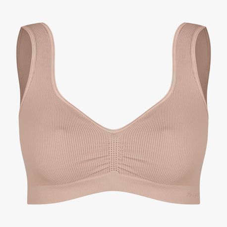 TOP TRIFIL AF ALCAS LARGAS DECOTE CORACAO C04096 MACADAMIA 42