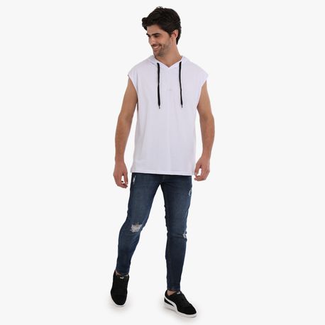 REGATA C/ CAPUZ E CORDAO 30941 BRANCO GG