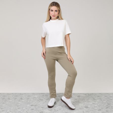 BLUSA MC CROPPED GOLA ALTA MEIA MALHA 119449 OFF WHITE P