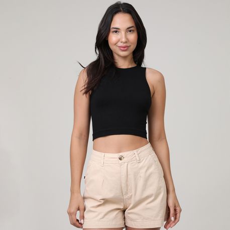 REGATA CROPPED JOVEM POLIAM 3546T PRETO P