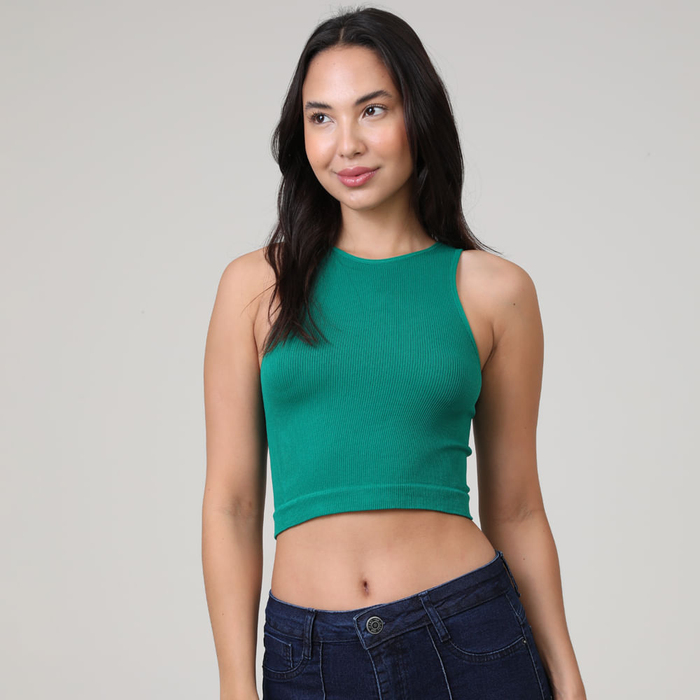 REGATA CROPPED JOVEM POLIAM 3546T VERDE P