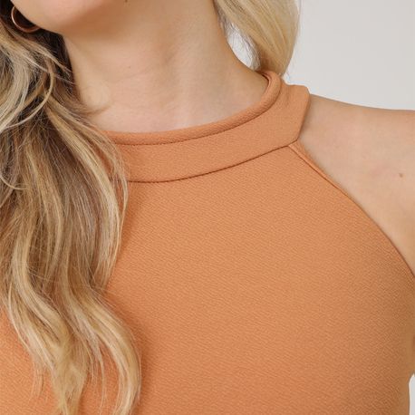 BLUSA CREPE ALTERNECK 1005934 BEGE P