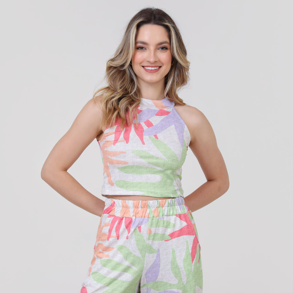 CROPPED ALTERNECK EST 6288E BEGE M