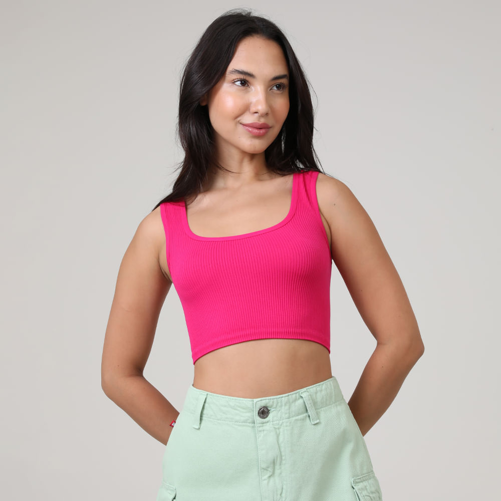 TOP CROPPED ALCA POLIAM 3539T PINK M