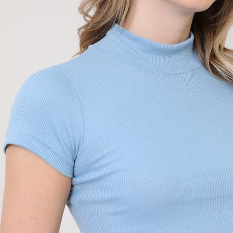 BLUSA CROPPED MC GOLA ALTA 03 2 10 AZUL P