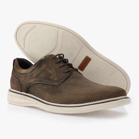 SAPATO ESPORTE BAY 273104 009-BEGE/TABACO 43