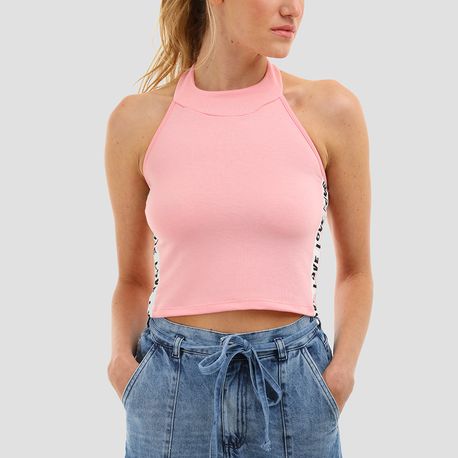 CROPPED ALTERNECK FAIXA LOVE 1005131 ROSE G