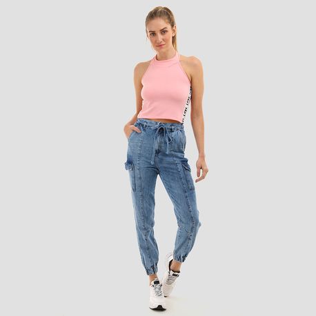 CROPPED ALTERNECK FAIXA LOVE 1005131 ROSE G