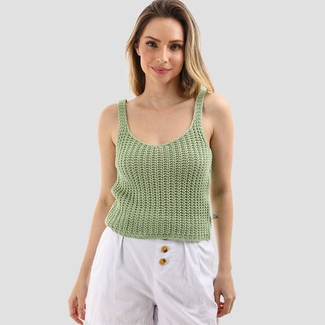 CROPPED PONTO LARGO 2037 VERDE M