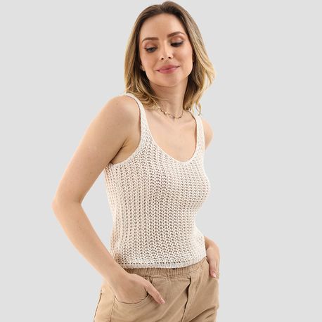 CROPPED PONTO LARGO 2037 OFF WHITE M