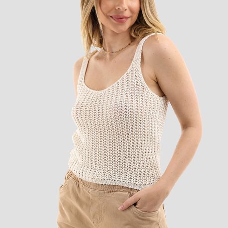 CROPPED PONTO LARGO 2037 OFF WHITE M