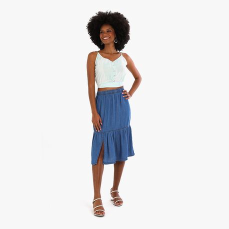 REGATA CROPPED TP BOTAO EST 43938 VERDE P
