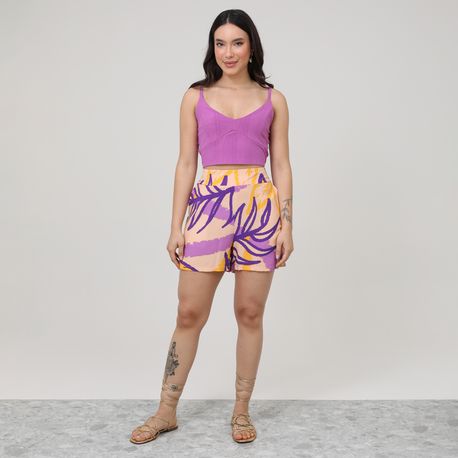 TOP CANELADO ALCA FINA 220383 ROXO P