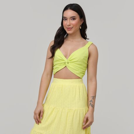 REGATA CROPPED COM ELASTICO NAS COSTAS 3761 VERDE GG